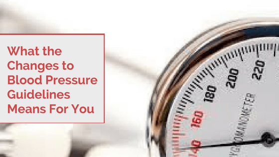 What the Changes to Blood Pressure Guidelines Means For You