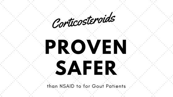 Corticosteroids Proven Safer than NSAID to for Gout Patients